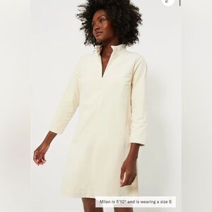 NWT Tuckernuck winter white corduroy Clifton dress Small S sold out